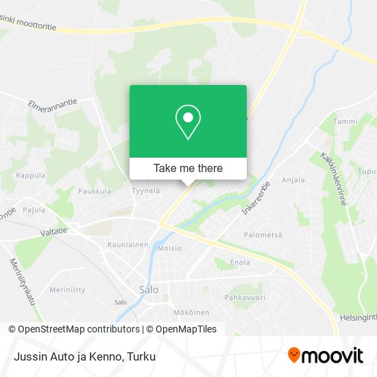 Jussin Auto ja Kenno map