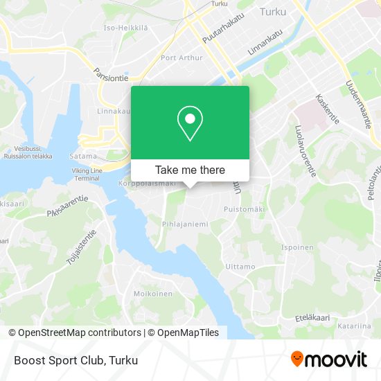 Boost Sport Club map