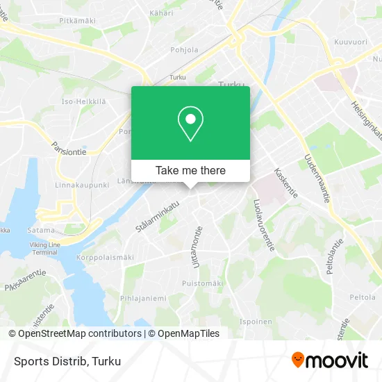Sports Distrib map
