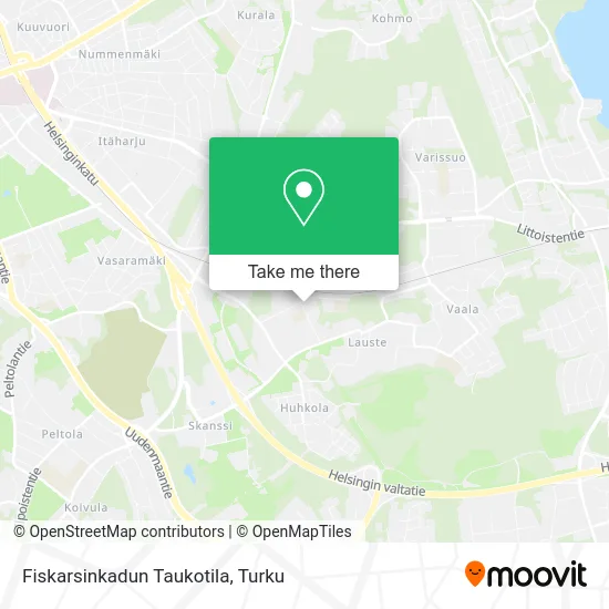 Fiskarsinkadun Taukotila map