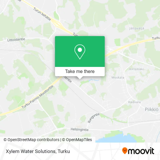 Xylem Water Solutions map