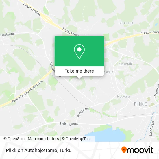 Piikkiön Autohajottamo map