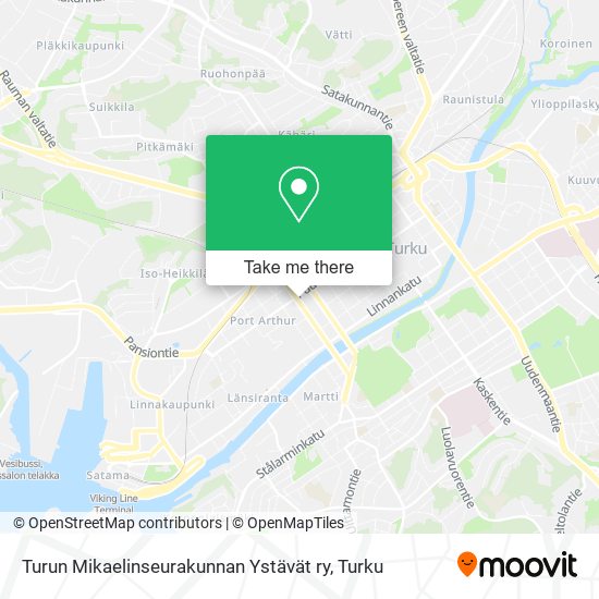 Turun Mikaelinseurakunnan Ystävät ry map