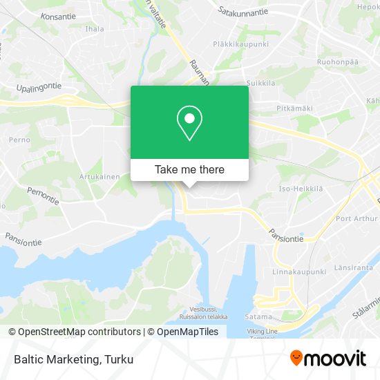 Baltic Marketing map