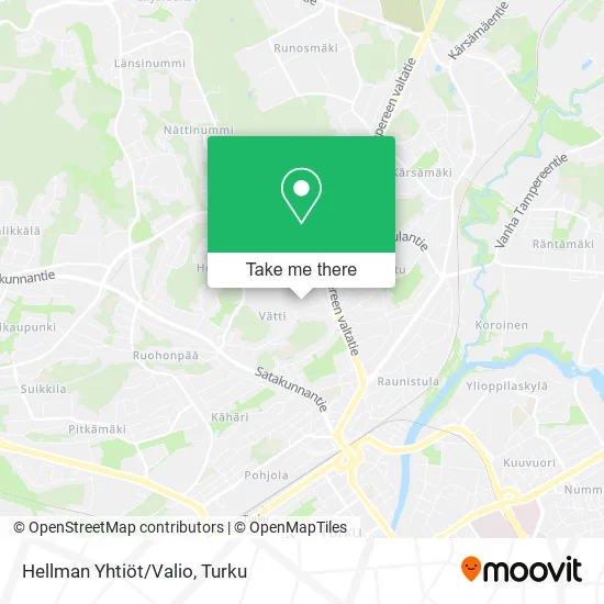 Hellman Yhtiöt/Valio map