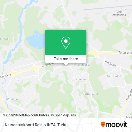 Katsastuskontti Raisio IKEA map