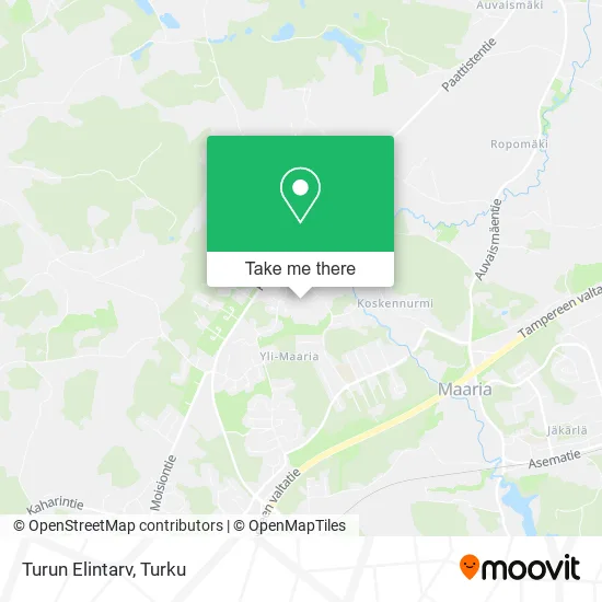 Turun Elintarv map