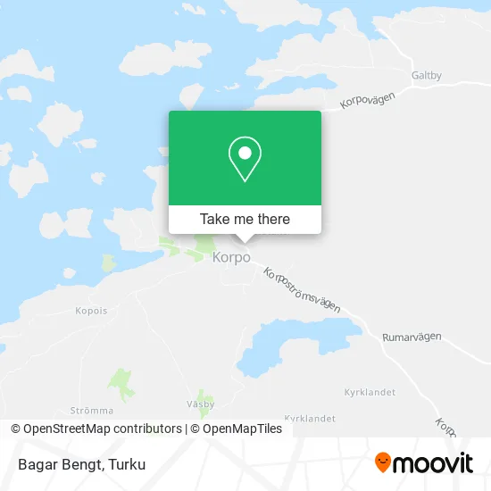 Bengt Bagar map
