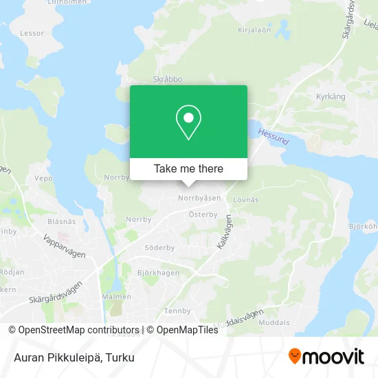 Auran Pikkuleipä map