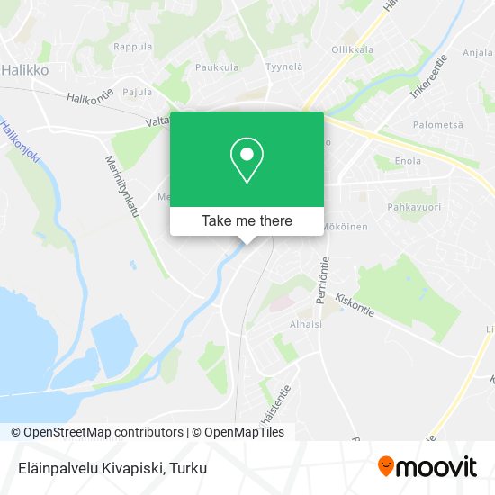 Eläinpalvelu Kivapiski map