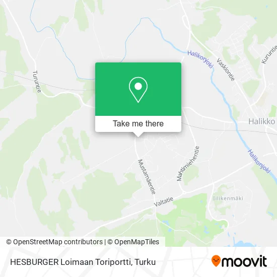 HESBURGER Loimaan Toriportti map