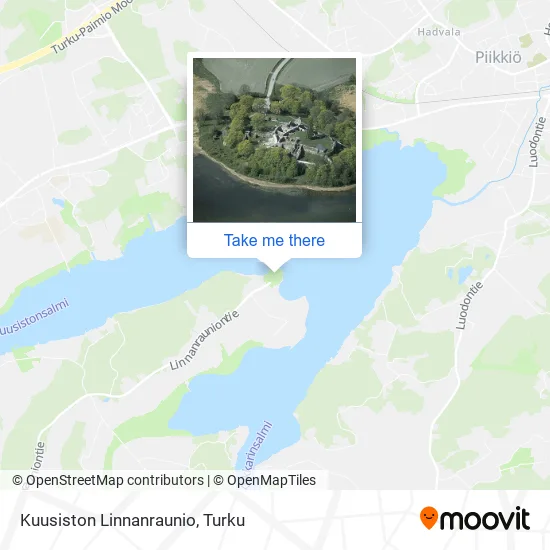 Kuusiston Linnanraunio map