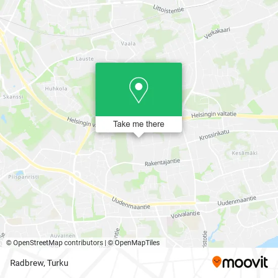 Radbrew map
