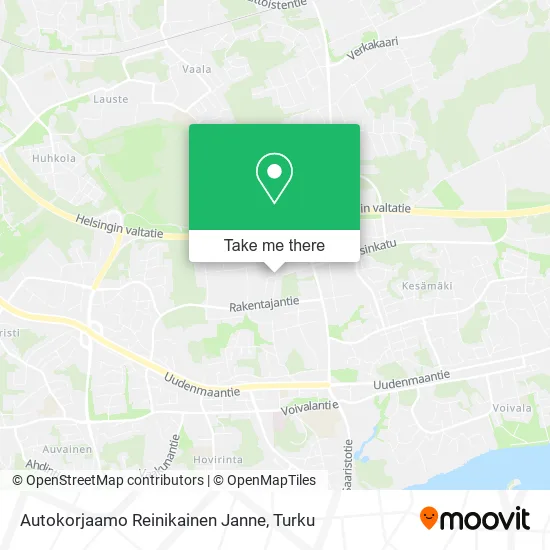 Autokorjaamo Reinikainen Janne map