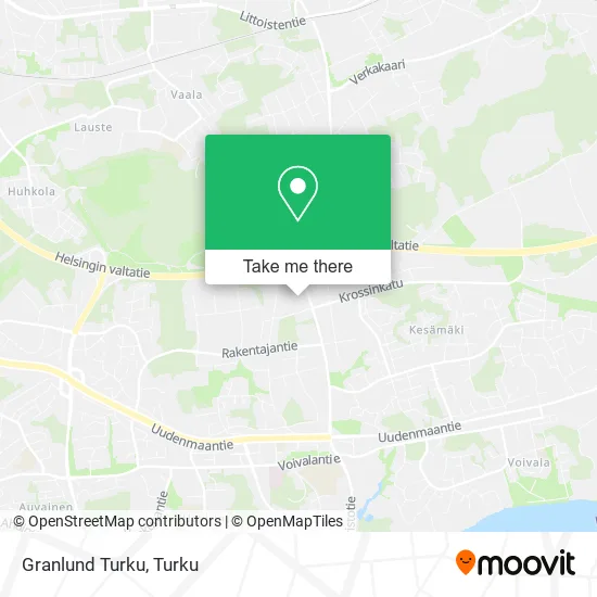 Granlund Turku map