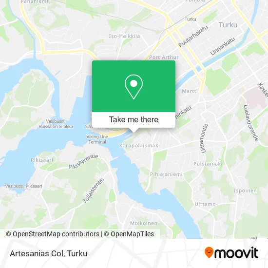 Artesanias Col map