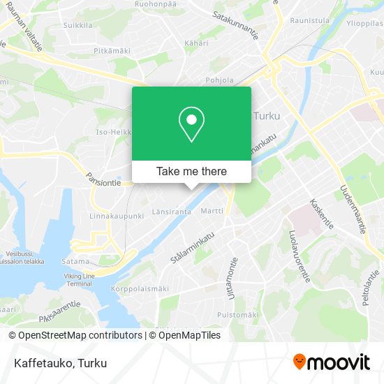 Kaffetauko map