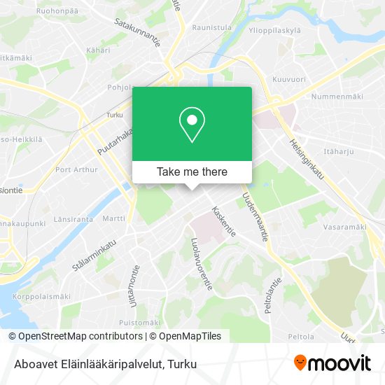 Aboavet Eläinlääkäripalvelut map
