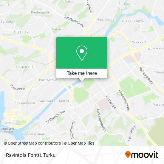 Ravintola Fontti map