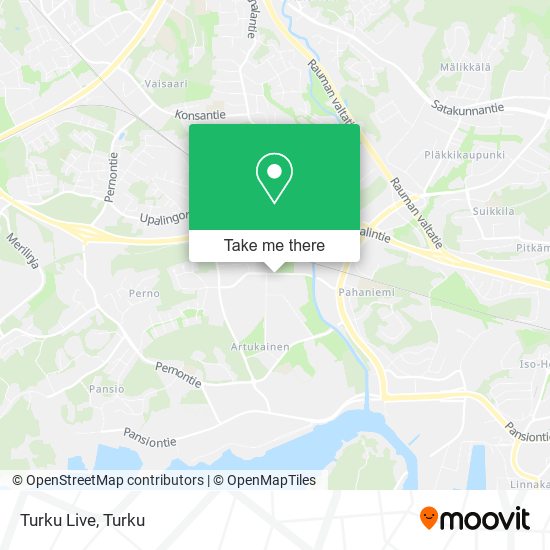 Turku Live map