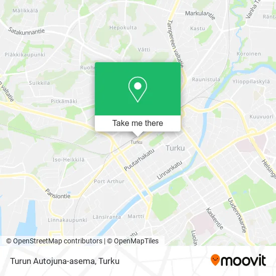 Turun Autojuna-asema map