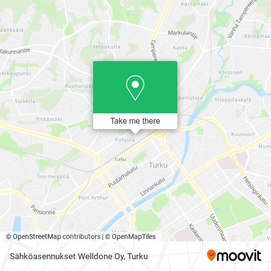 Sähköasennukset Welldone Oy map
