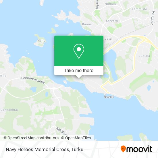 Navy Heroes Memorial Cross map