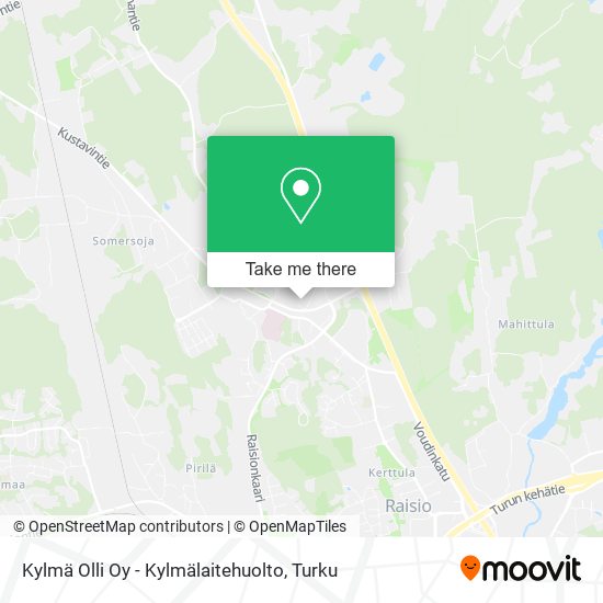 Kylmä Olli Oy - Kylmälaitehuolto map
