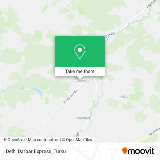 Delhi Darbar Express map