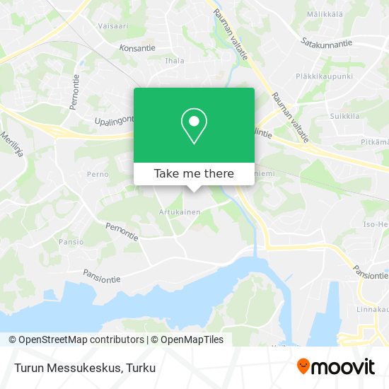 How to get to Turun Messukeskus in Turku by Bus?