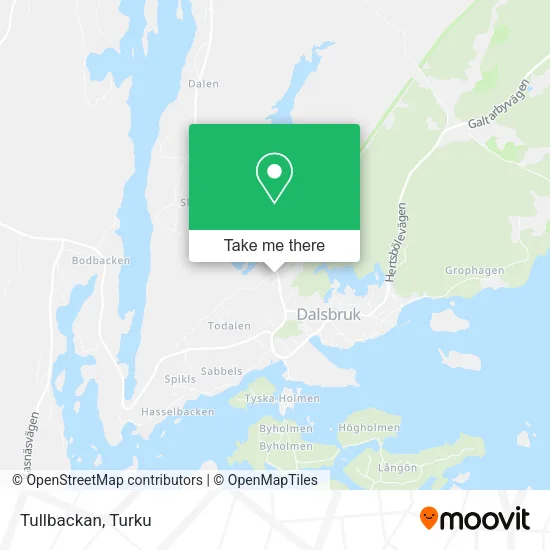 Tullbackan map