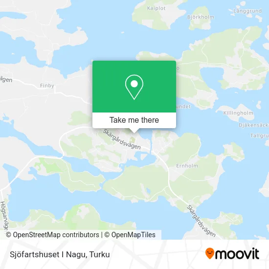 Sjöfartshuset I Nagu map