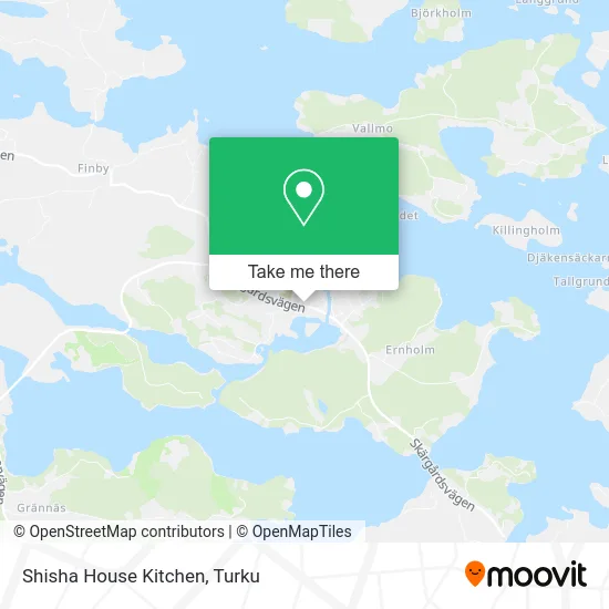 Shisha House Kitchen map