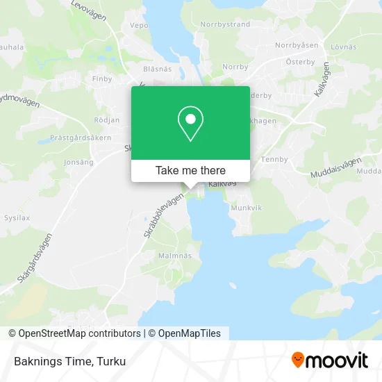 Baknings Time map