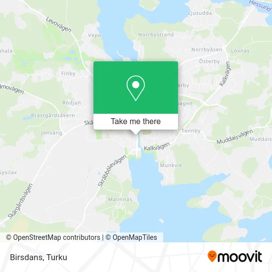 Birsdans map
