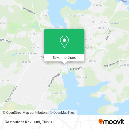 Restaurant Kakluuni map