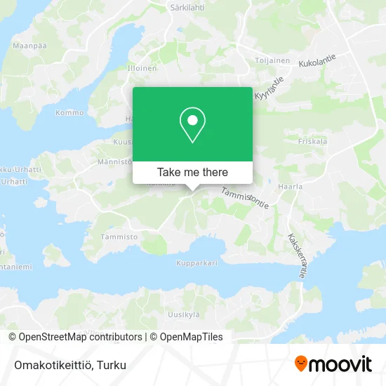 Omakotikeittiö map