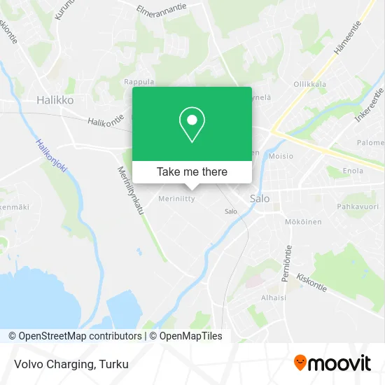 Volvo Charging map