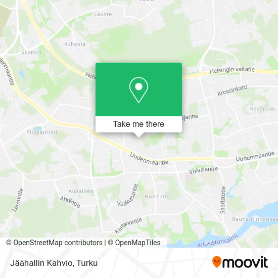 Jäähallin Kahvio map