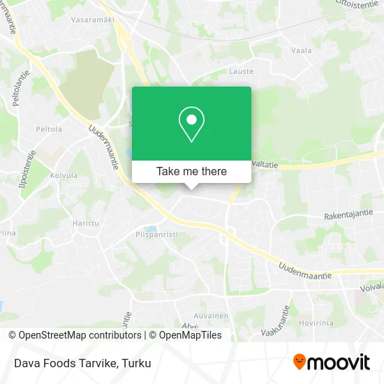 Dava Foods Supply map