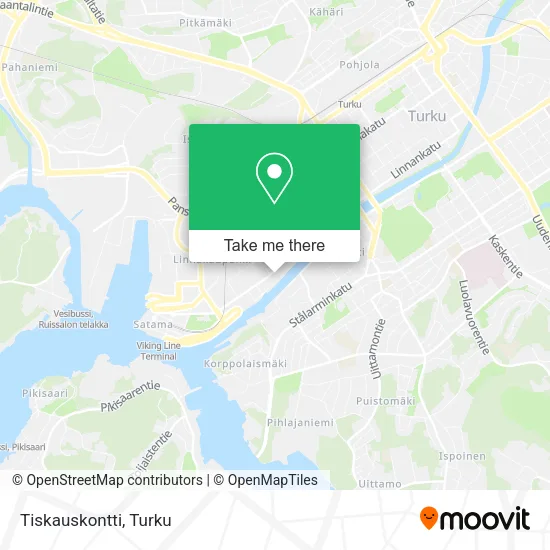 Tiskauskontti map
