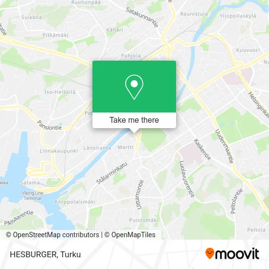 HESBURGER map