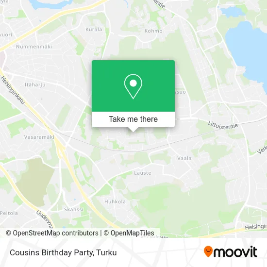 Cousins Birthday Party map