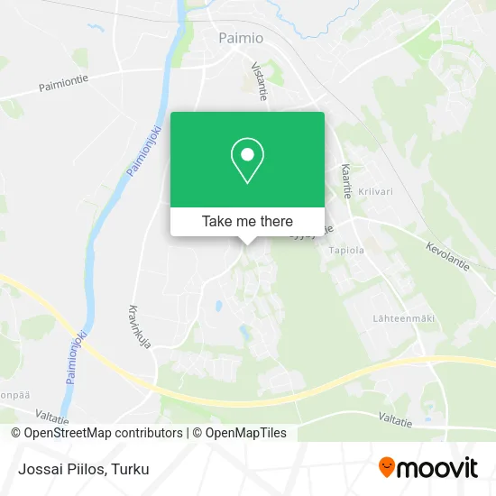 Jossai Piilos map