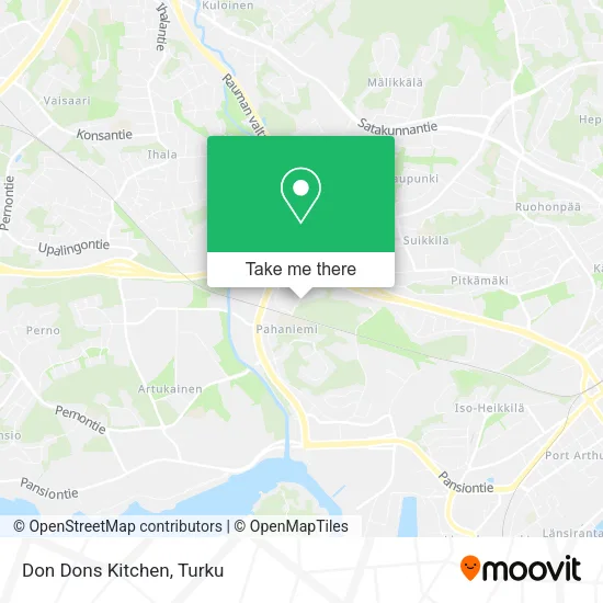 Don Dons Kitchen map