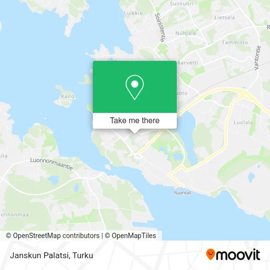 Janskun Palatsi map