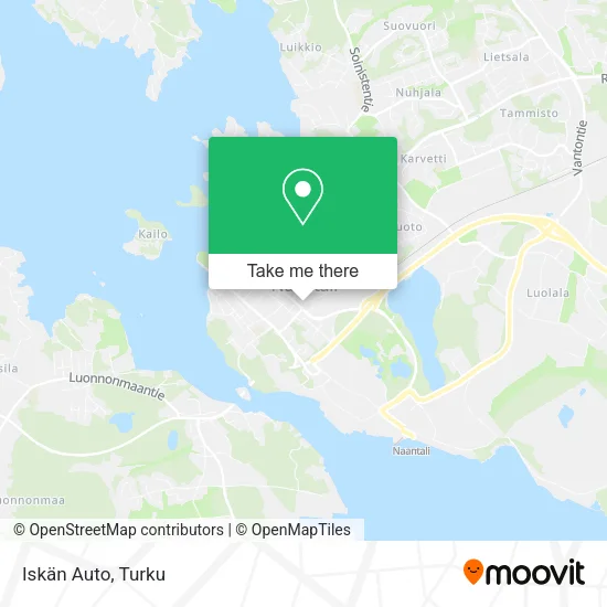 Iskän Auto map