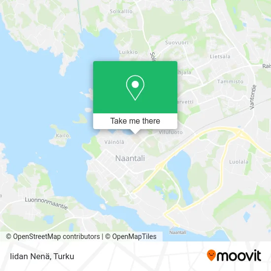 Iidan Nenä map