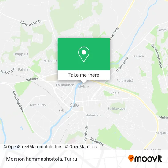 Moision hammashoitola map