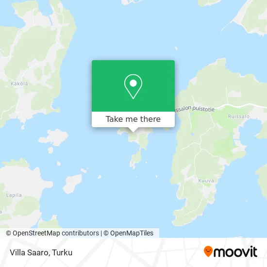 Villa Saaro map